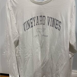Vineyard Vines White Long Sleeve Tee